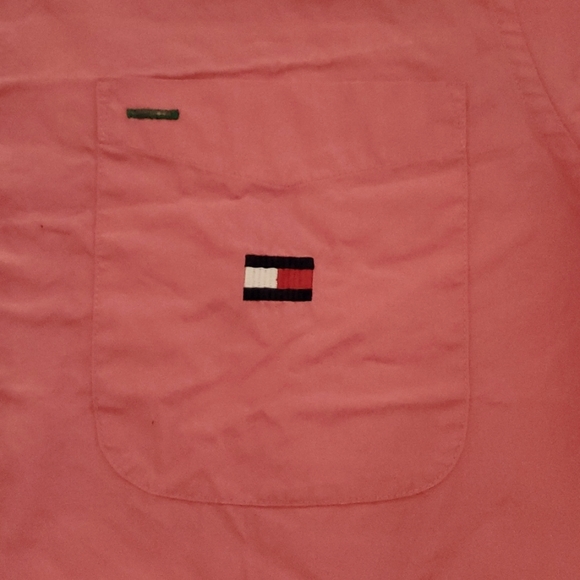 Woman's Tommy Hilfiger Pink Blouse Size 10 Fitted - Picture 2 of 7